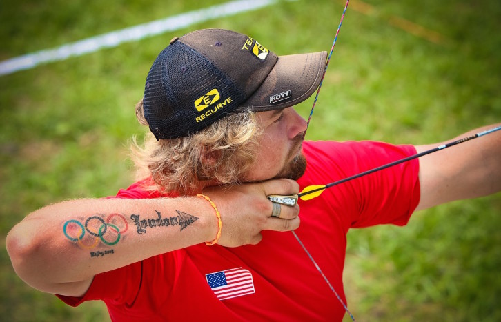 Olympic medalist Brady Ellison, pictured at the World Games in Cali, Colombia. Photo credit: World Archery